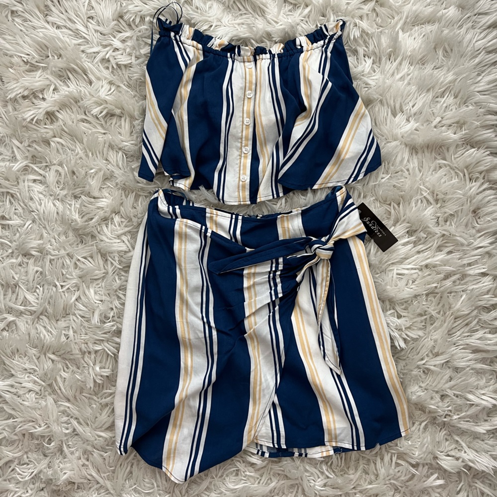 Two piece cotton candy skort set! Brand new with tags unworn perfect condition.